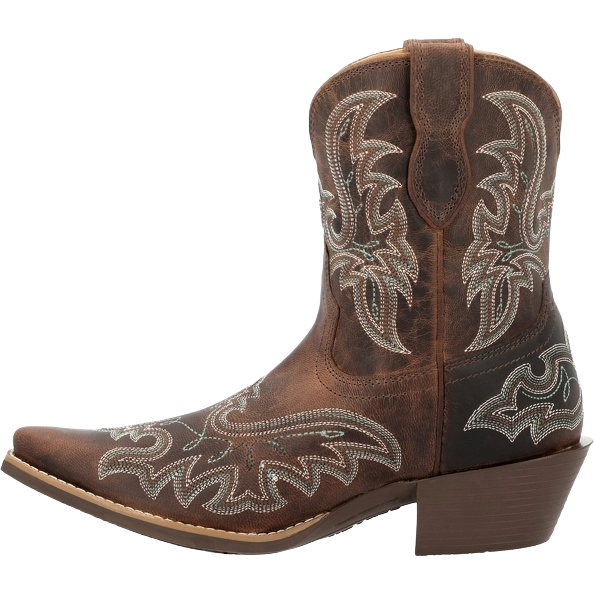 Durango Ladies Shyloh Embroidered Driftwood Brown Western Bootie DRD0492