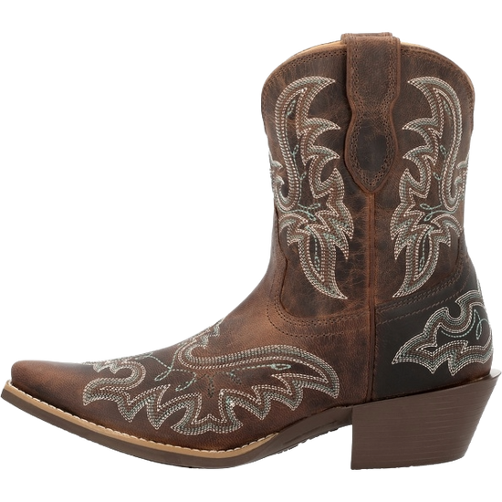 Durango Ladies Shyloh Embroidered Driftwood Brown Western Bootie DRD0492