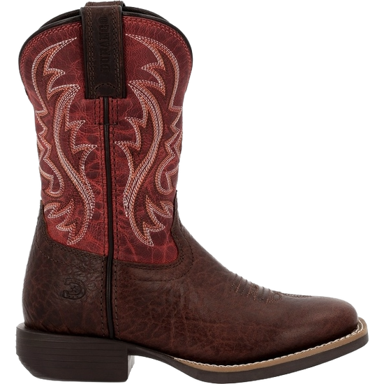 Durango Little Girl's Shyloh Dynamite Red & Mahogany Western Boot DBT0251C