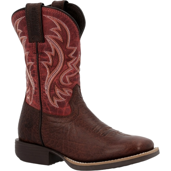 Durango Little Girl's Shyloh Dynamite Red & Mahogany Western Boot DBT0251C