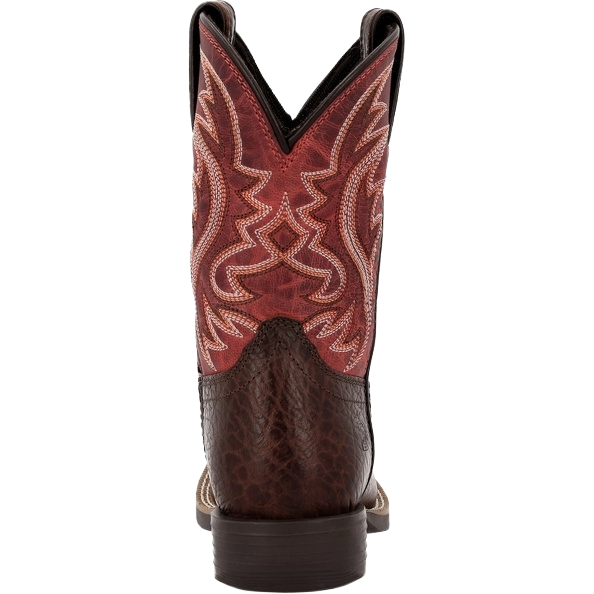 Durango Little Girl's Shyloh Dynamite Red & Mahogany Western Boot DBT0251C