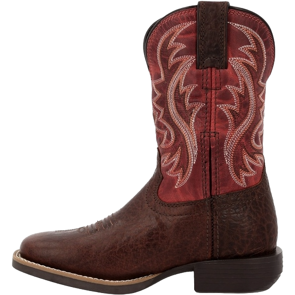 Durango Little Girl's Shyloh Dynamite Red & Mahogany Western Boot DBT0251C