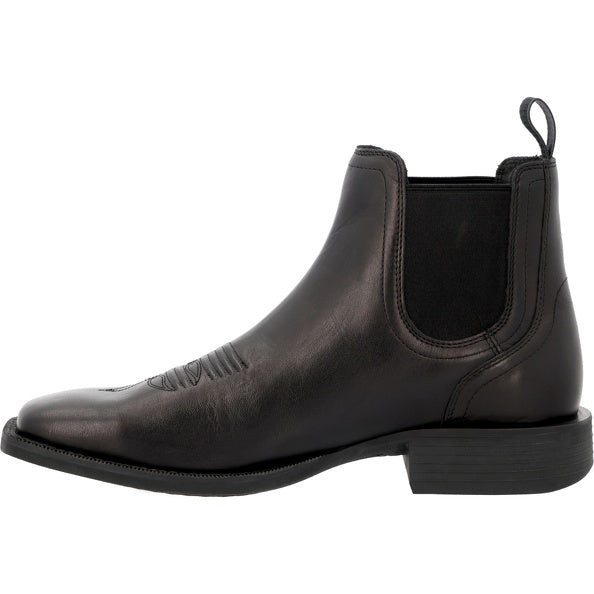 Durango Men's Shyloh Classic Black Western Ankle Boot DDB0525 - Wild West Boot Store
