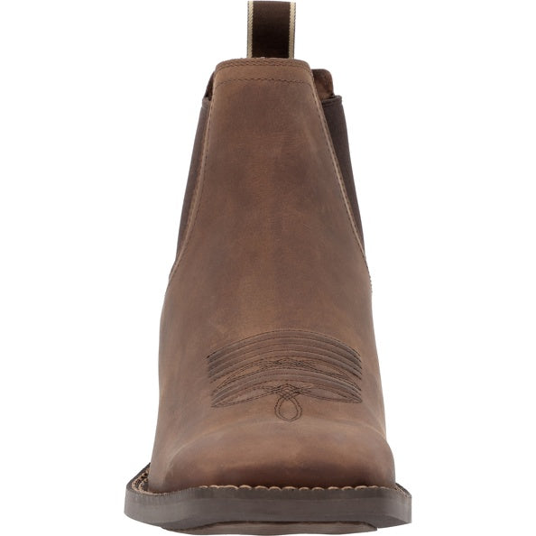 Durango Men's Shyloh Distressed Brown Western Ankle Boot DDB0533 - Wild West Boot Store