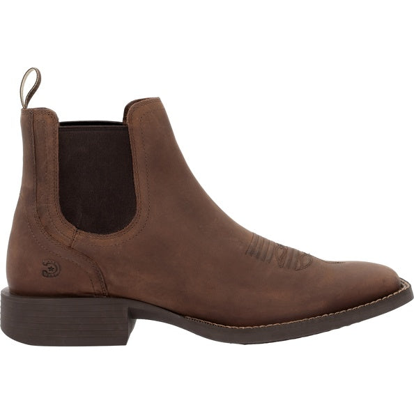 Durango Men's Shyloh Distressed Brown Western Ankle Boot DDB0533 - Wild West Boot Store