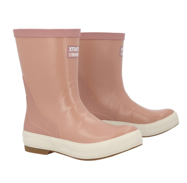 XTRATUF Ladies Legacy 9" Blush Outdoor Pull On Rubber Boot XWLM400