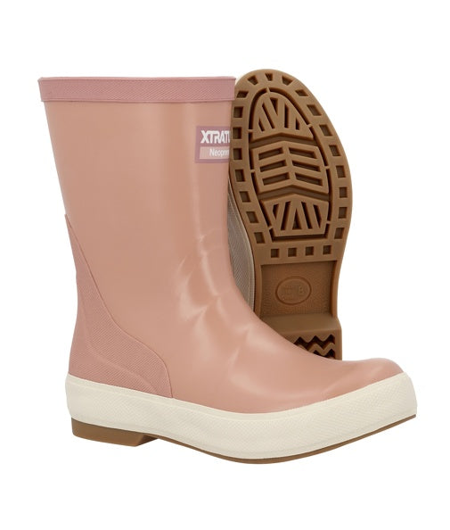 XTRATUF Ladies Legacy 9" Blush Outdoor Pull On Rubber Boot XWLM400