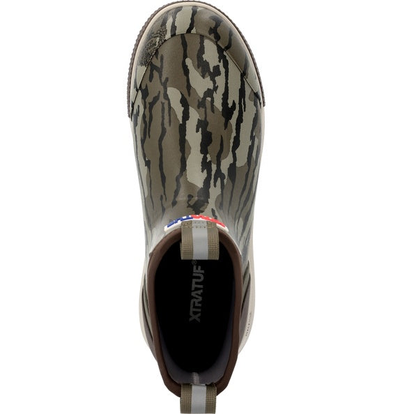 XTRATUF Men's Camo 6" Outdoor Mossy Oak Bottomland Sport Deck Boot XADSM902