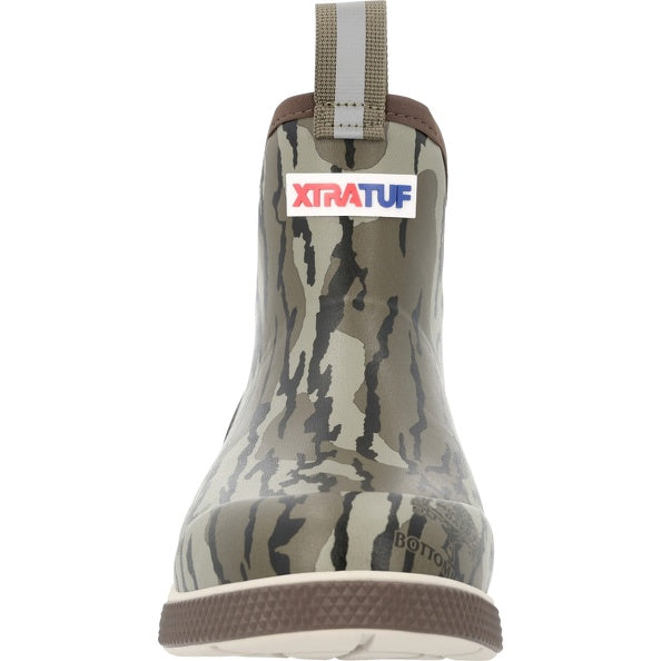 XTRATUF Men's Camo 6" Outdoor Mossy Oak Bottomland Sport Deck Boot XADSM902