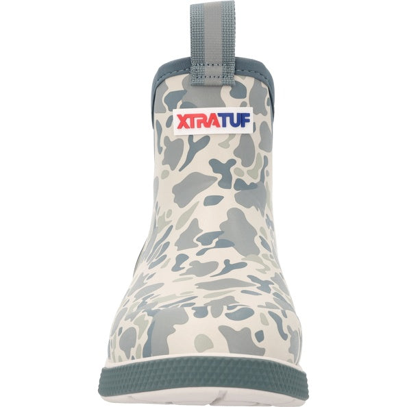 XTRATUF Men's Outdoor 6" Stormy Duck Camo Sport Ankle Deck Boot XADSMDC2