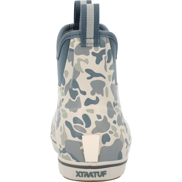 XTRATUF Men's 6" Outdoor Stormy Duck Camo Ankle Deck Boot XMABDC20