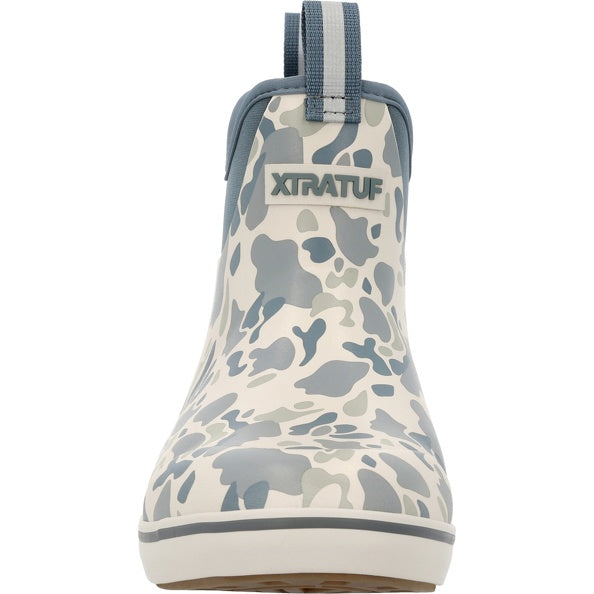 XTRATUF Men's 6" Outdoor Stormy Duck Camo Ankle Deck Boot XMABDC20
