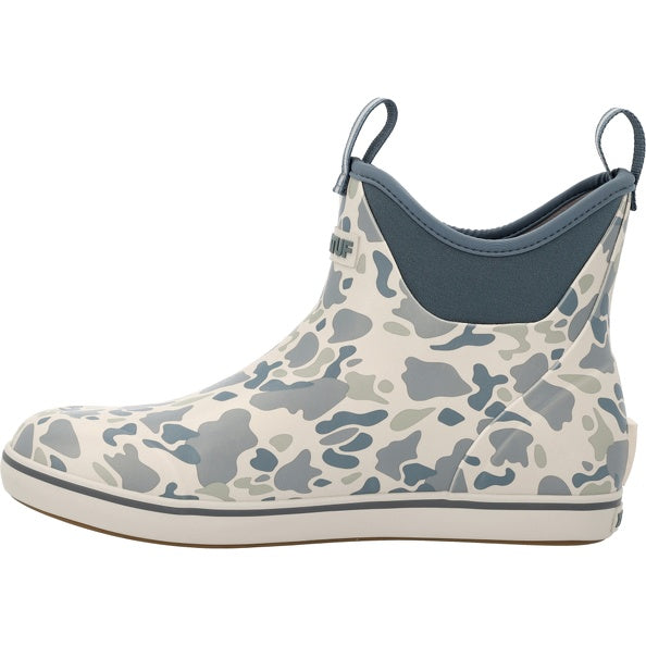 XTRATUF Men's 6" Outdoor Stormy Duck Camo Ankle Deck Boot XMABDC20
