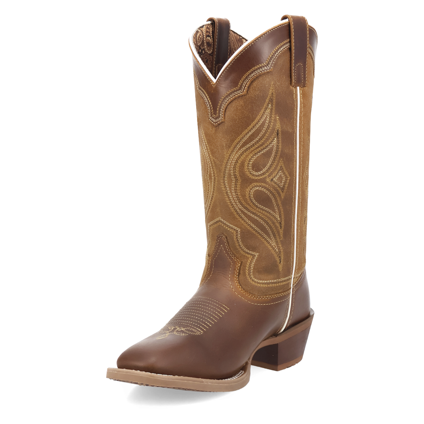Laredo Ladies Iron Belle Embroidered Brown Western Boot 2030 - Wild West Boot Store