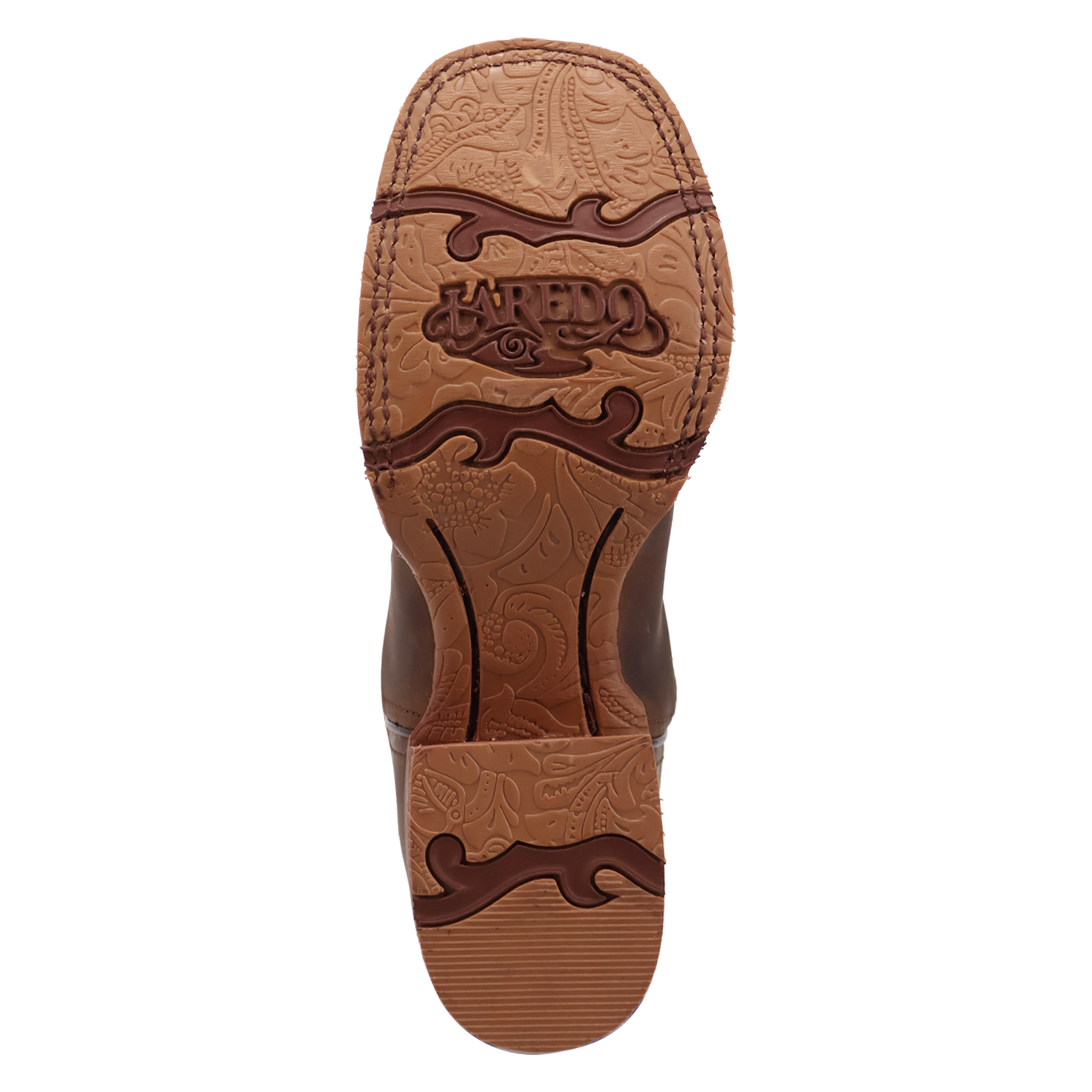 Laredo Ladies Lonestar Brown Lace Leather Western Boot 2034