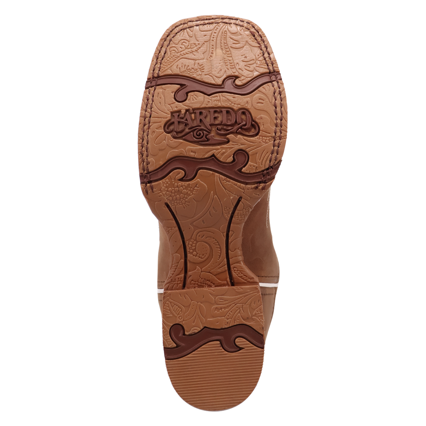Laredo Ladies Spurred Tan Leather Western Boot 2038