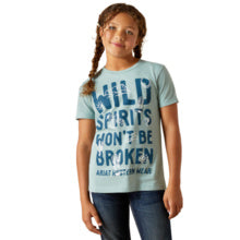 Ariat Youth Girl's Wild Spirits Rivergreen T-Shirt 10062897