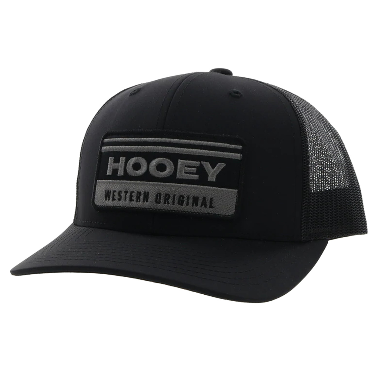 Hooey® Men's Black Horizon 6-panel Trucker Cap 2235T-BK
