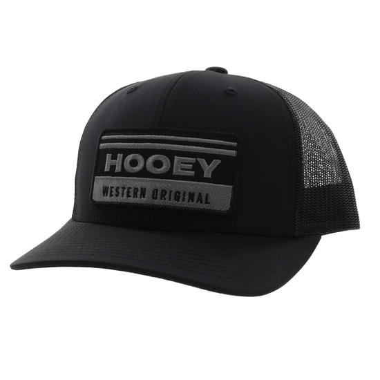 Hooey® Men's Black Horizon 6-panel Trucker Cap 2235T-BK