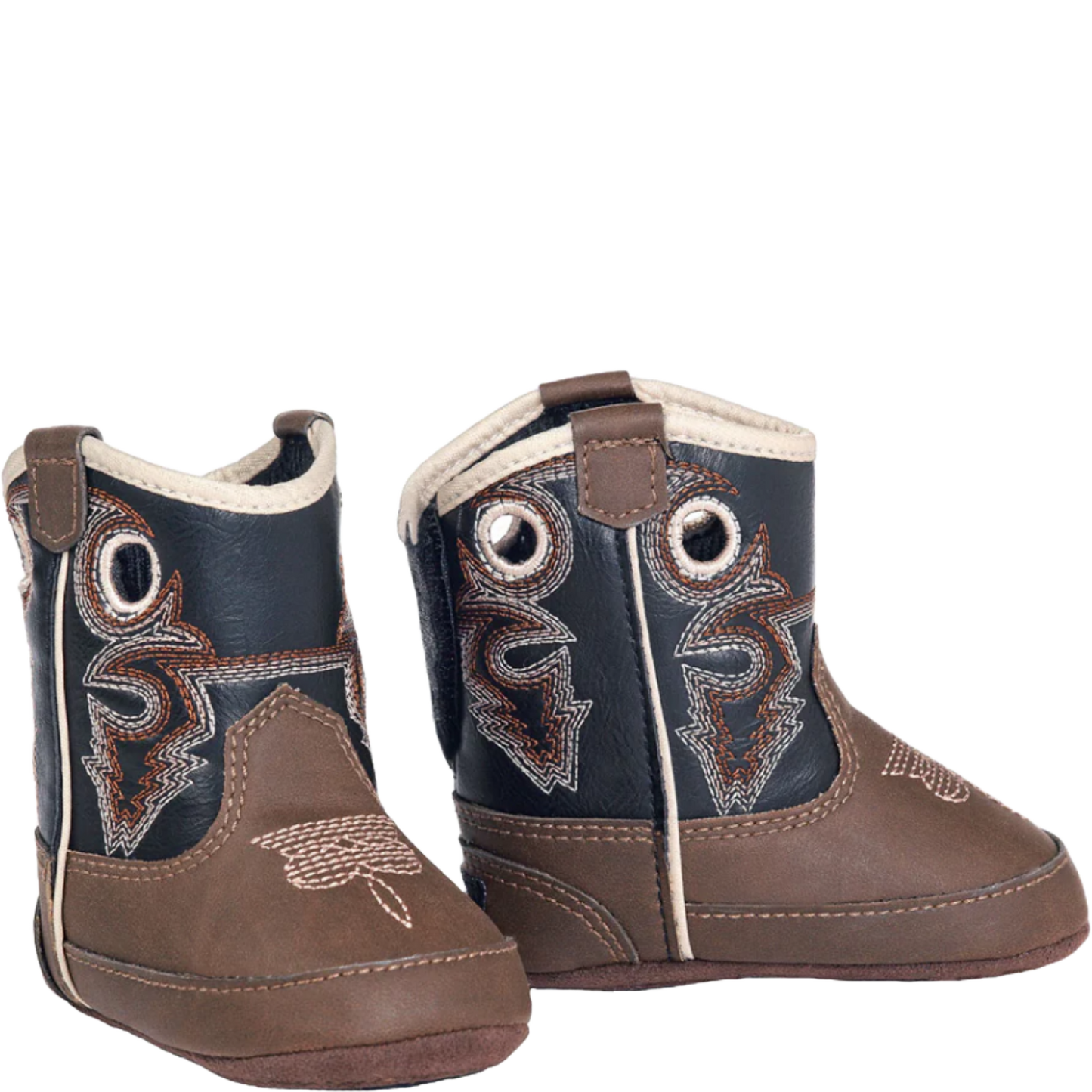 Double Barrel Infant Boy's Trace Baby Buckers Brown Boots 4429202