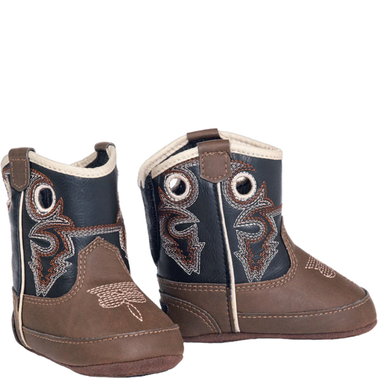 Double Barrel Infant Boy's Trace Baby Buckers Brown Boots 4429202