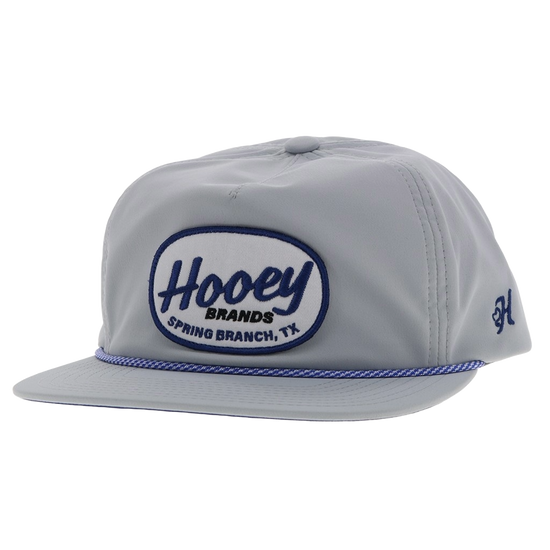 Hooey Local Graphic Grey & Navy Baseball Cap 2499T-GY