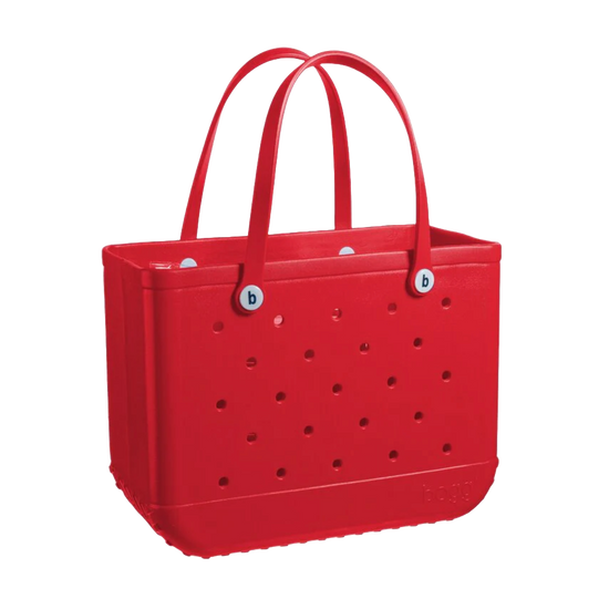 Bogg Bag Off To The Races RED Original Large Tote 26OB-RACE