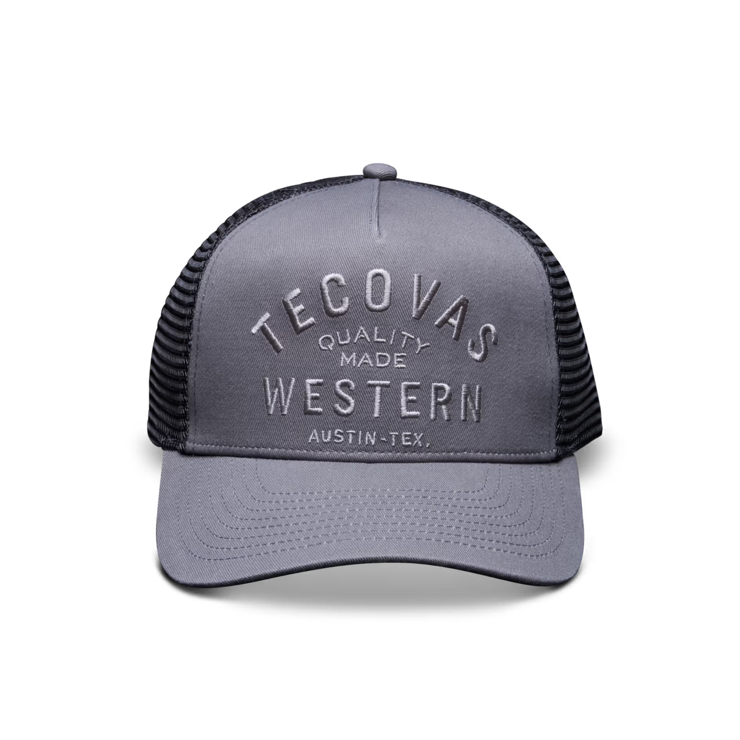 Tecovas Men's Quality Made Graphic Grey Trucker Cap 30259GEY
