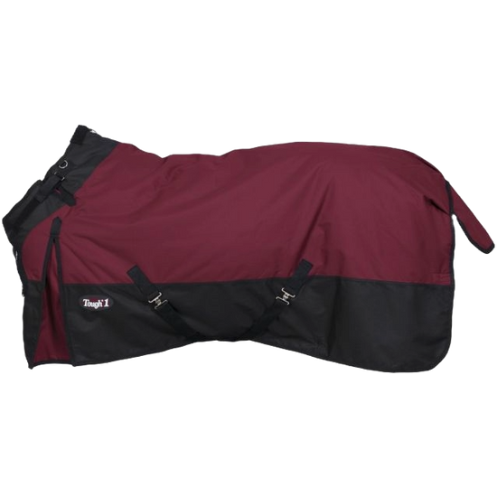 Tough 1 1200D Maroon Turnout Blanket with Snuggit 400 Grams