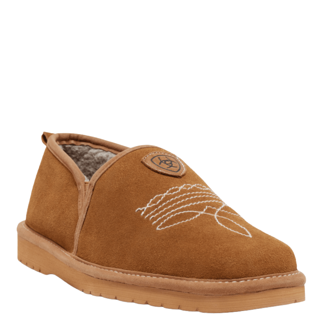 Ariat Men's Chestnut Brown Lasso Suede Slipper AR2838-200