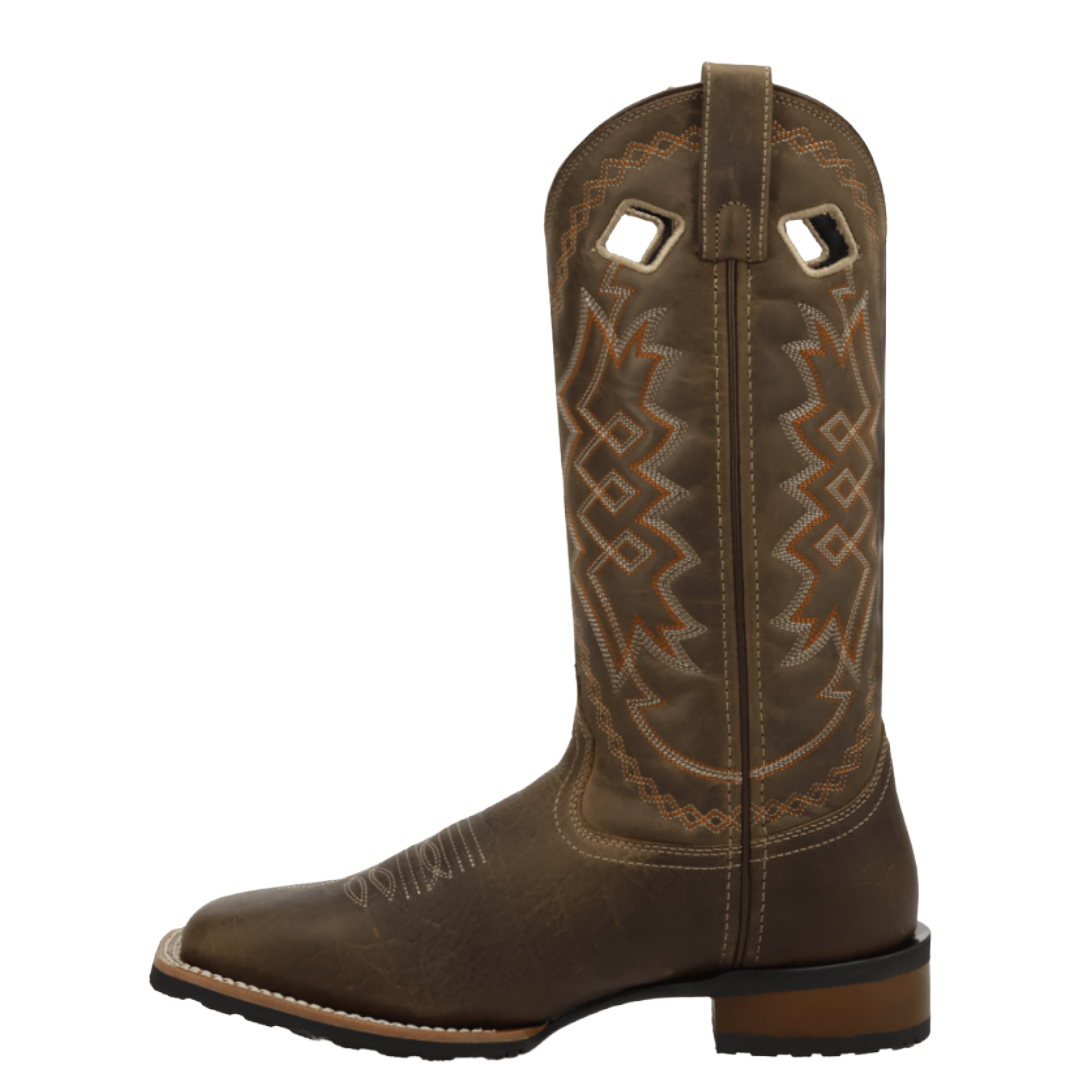 Dan Post Men's Highway Man Dark Brown Leather Western Boot 8040