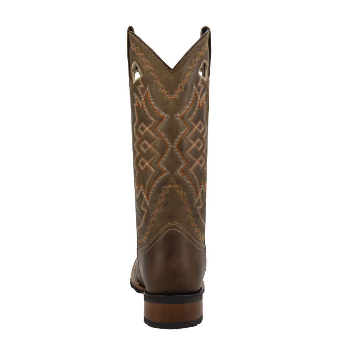 Dan Post Men's Highway Man Dark Brown Leather Western Boot 8040