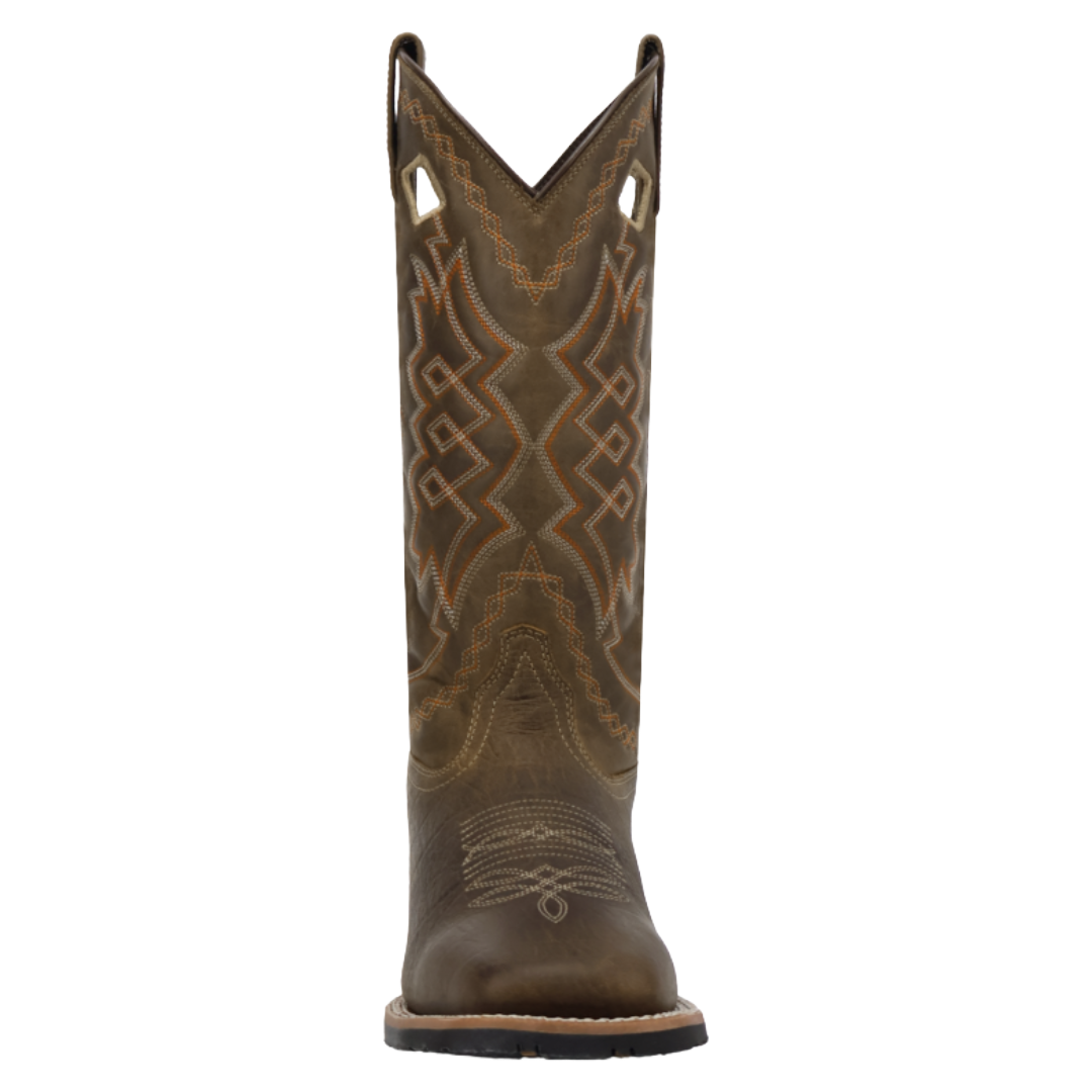 Dan Post Men's Highway Man Dark Brown Leather Western Boot 8040
