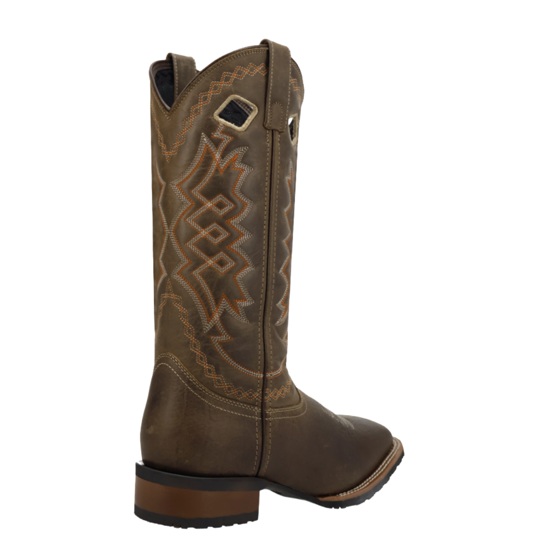 Dan Post Men's Highway Man Dark Brown Leather Western Boot 8040