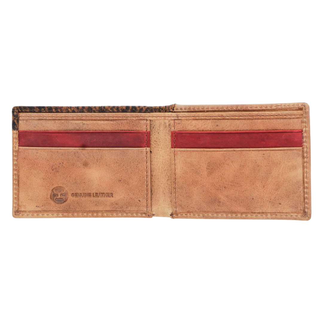 Hooey Whip Smooth Tan Front Pocket Bifold Wallet HFW037-TNBR