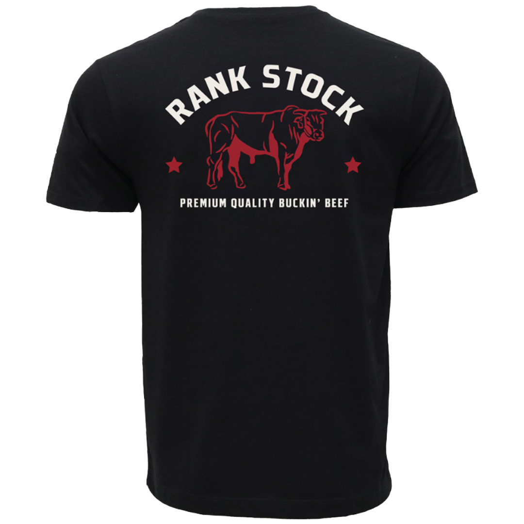 Hooey Youth "Charbray" Black Rank Stock Pocket T-Shirt HT2619BK-Y