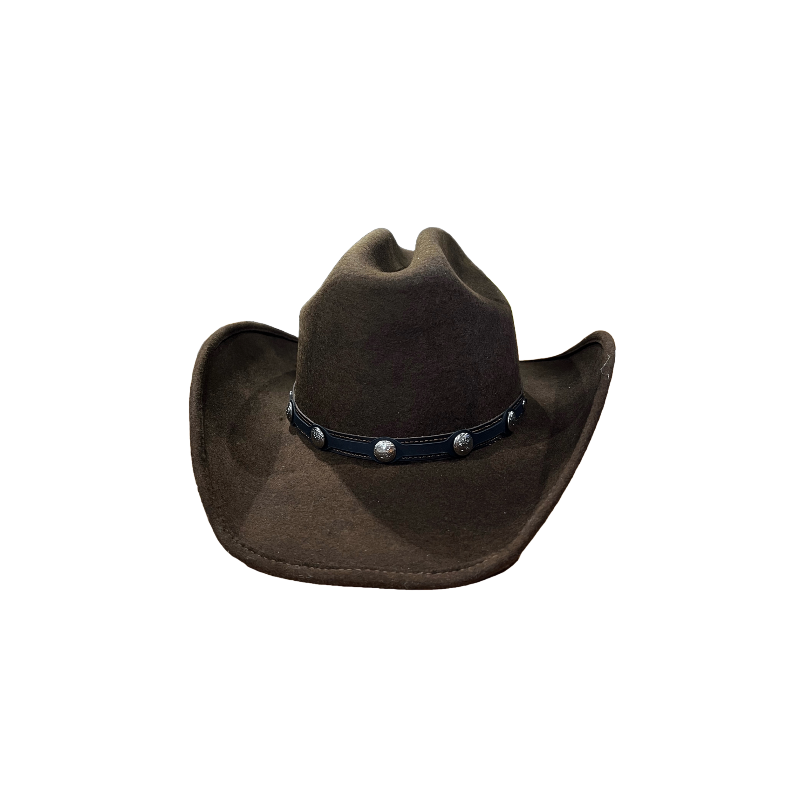 Austin Traders Felt Brown Western Hat 1024-008-BRN
