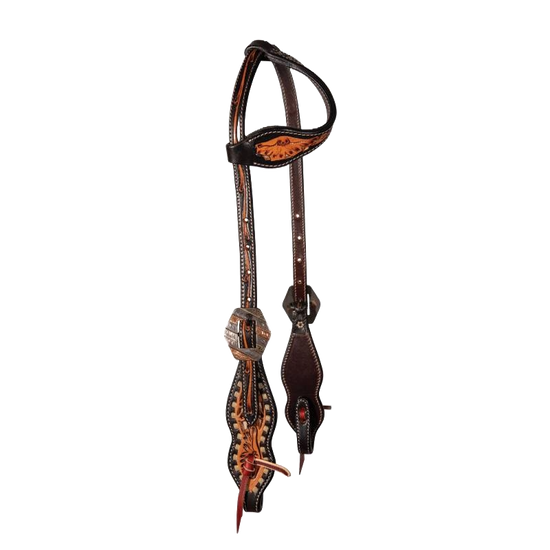 Professional's Choice Buckstitched Filigree One Ear Headstall