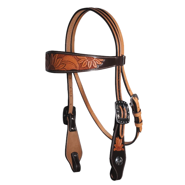 Professional's Choice Sunflower Browband Headstall