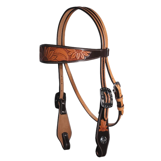 Professional's Choice Sunflower Browband Headstall
