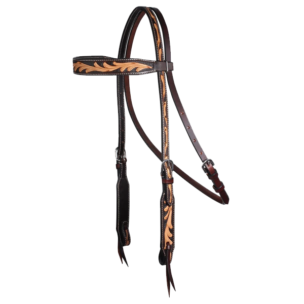 Professional's Choice Floral Browband Headstall