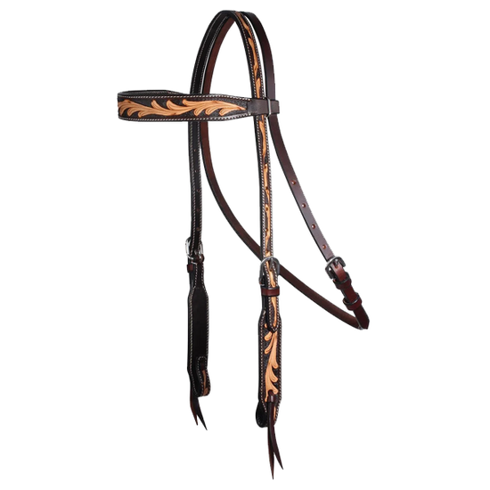 Professional's Choice Floral Browband Headstall