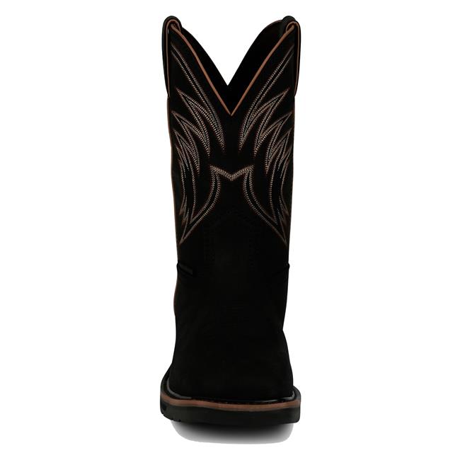 Justin Men's Widowmaker Waterproof Black Western Boots SE4240