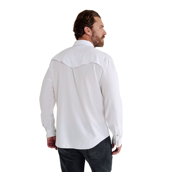 Tecovas Men's Performance Classic White Button Down Shirt 40361-WHT