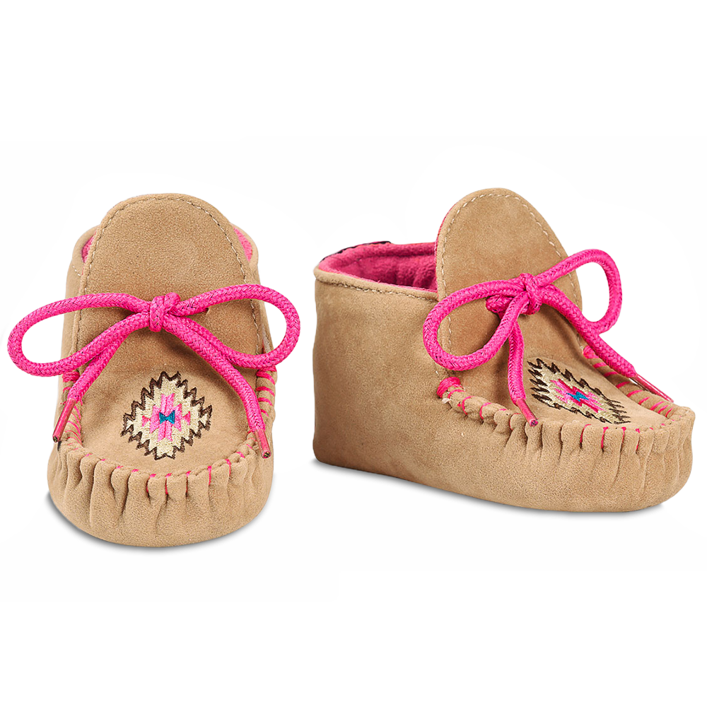 Blazin Roxx Infant Baby Bucker Kendra Pink Moccasin Shoes 4423229