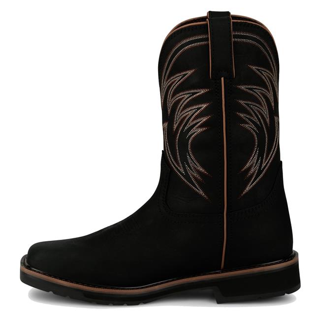 Justin Men's Widowmaker Waterproof Black Western Boots SE4240