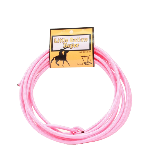Load image into Gallery viewer, Little Outlaw Roper Children&amp;#39;s Solid Pink Roper Rope 5010330
