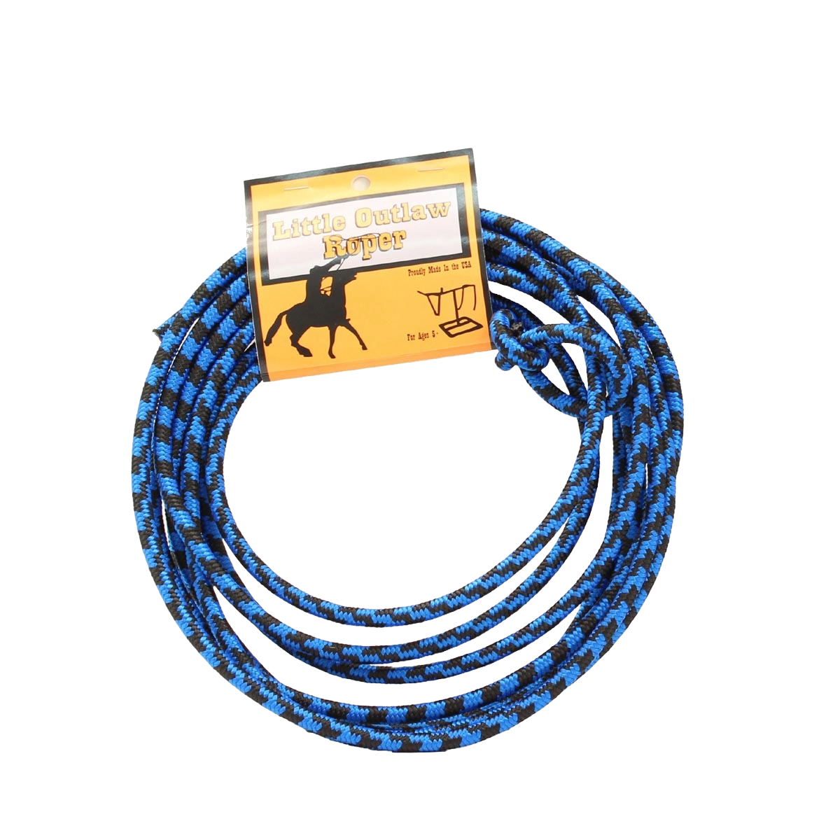 Little Outlaw Roper Children's Blue and Black Roping Rope 5010388