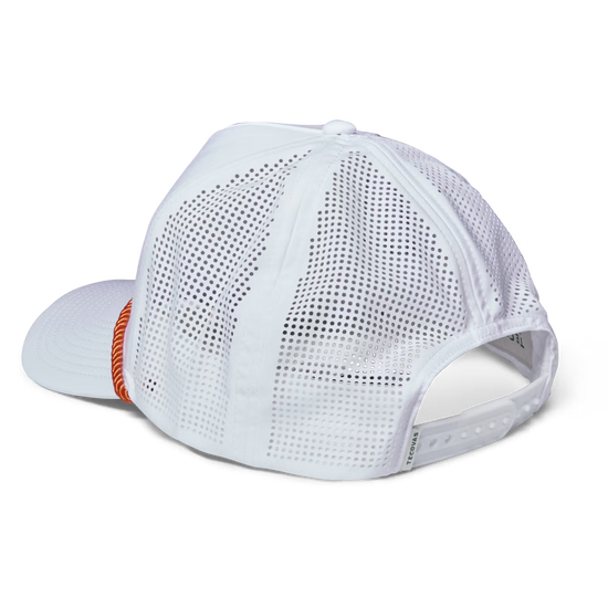 Tecovas Men's Work Performance Graphic Burnt Orange & White Trucker Cap 50192BNO
