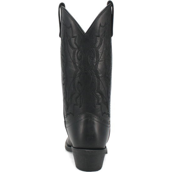 Laredo Ladies Harleigh Square Toe Black Leather Western Boots 51140-BK